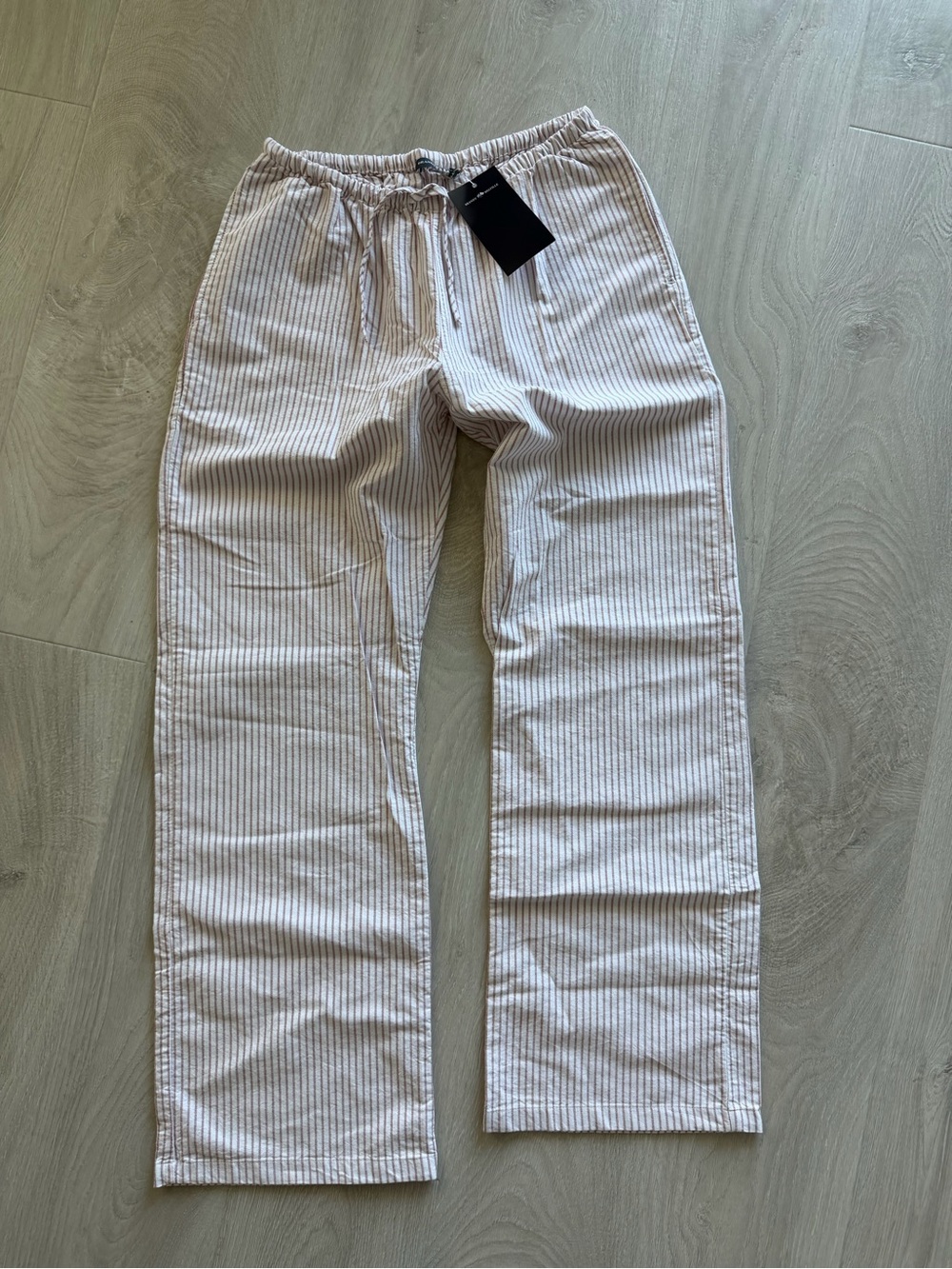 Brandy Melville Pinstripe Drawstring Pants